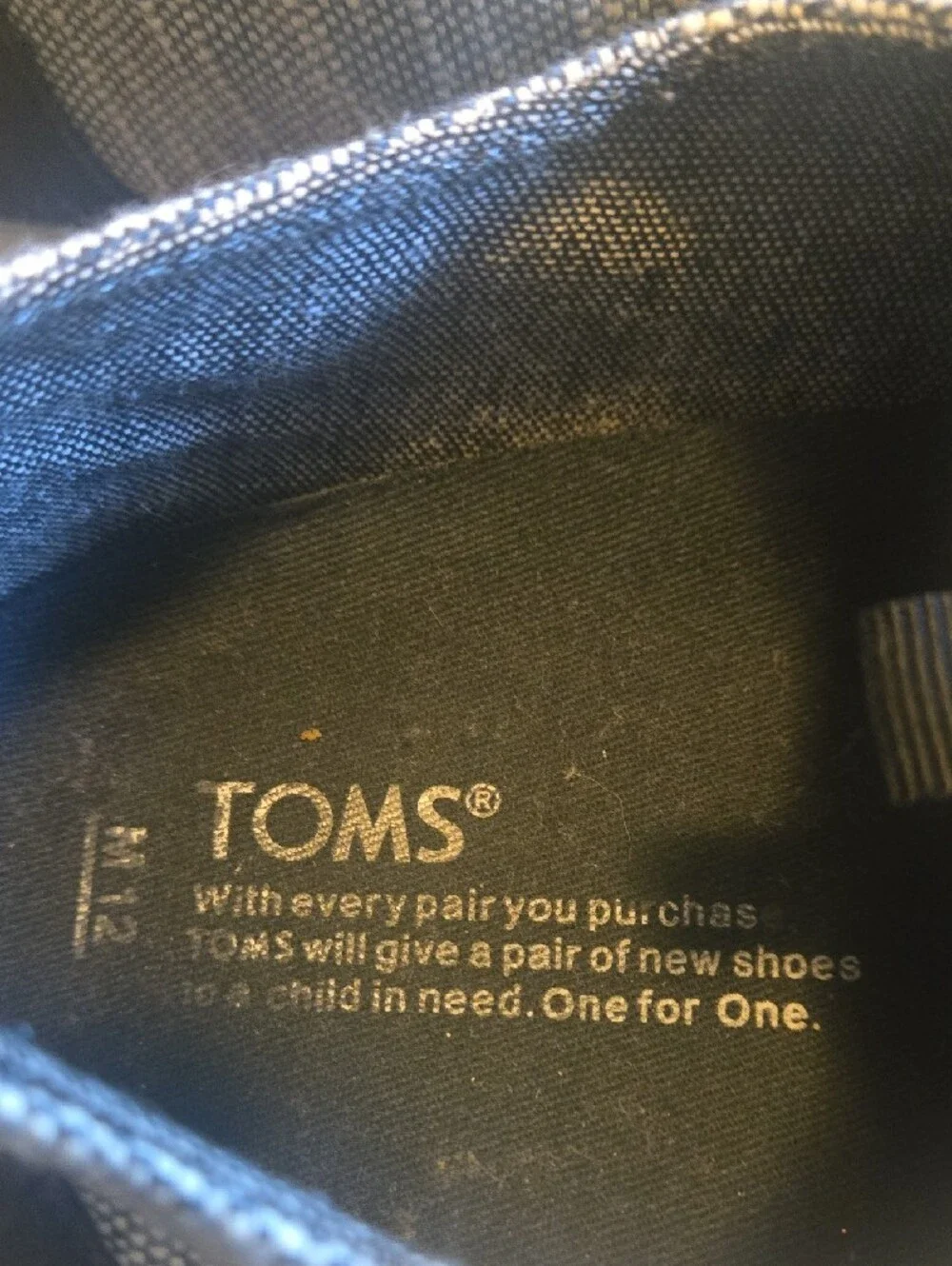 Toms Gray Woven Lace-Up Oxfords with Black Laces
